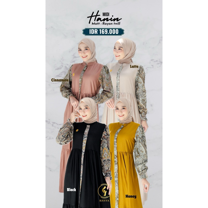 Hanin midi dress by hayfa
