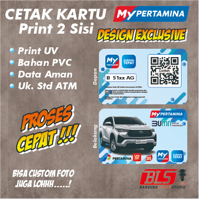 

CETAK KARTU MY PERTAMINA BAHAN PVC / PRINT UV