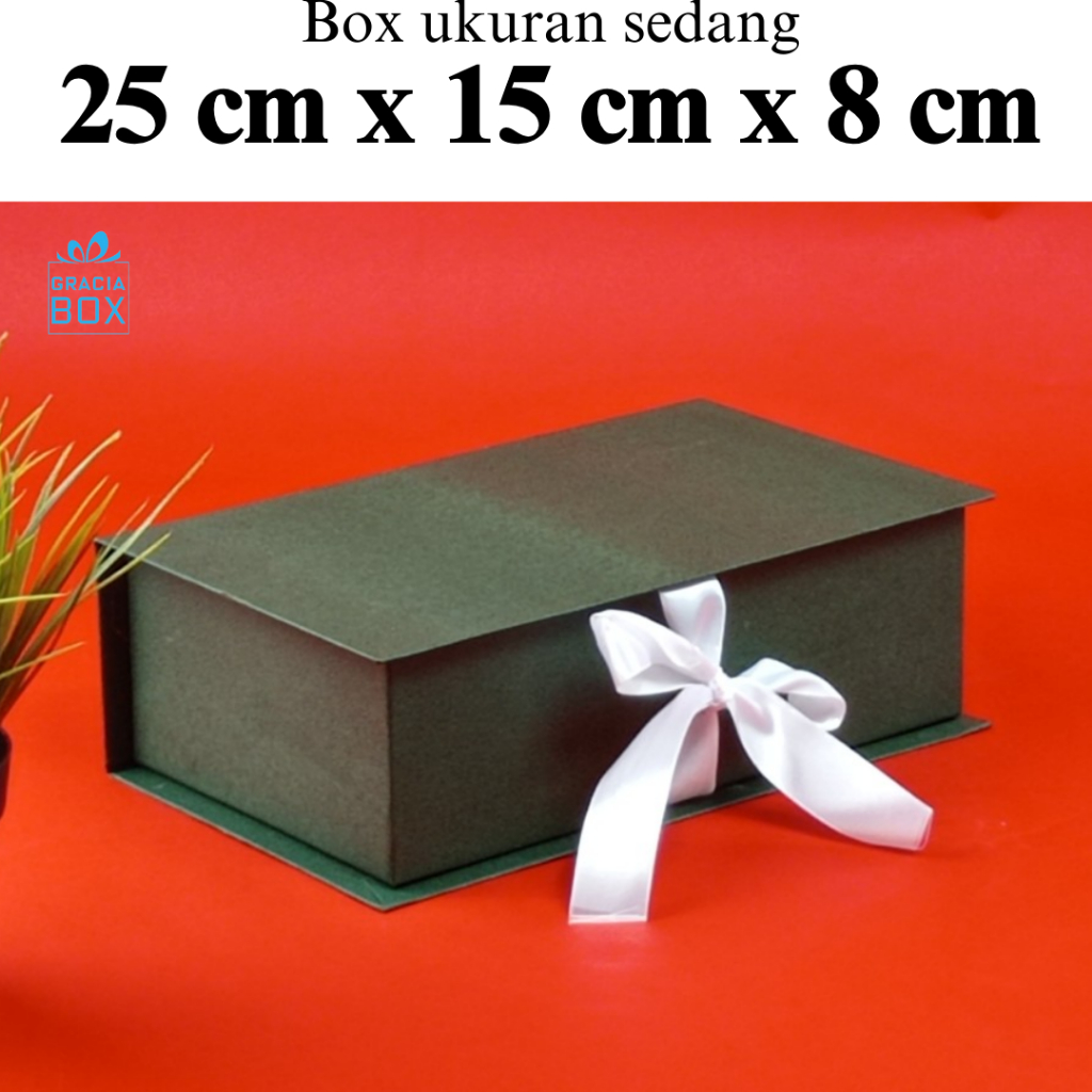 

BOX HAMPER - HARDBOX - KOTAK KADO - ukuran 25 cm x 15 cm x 8 cm