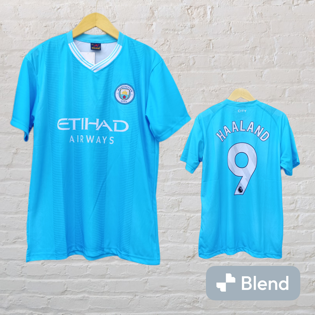 ATASAN BAJU JERSEY MAN CITY/SETELAN BAJU BOLA DEWASA MAN CITY/JERSEY DEWASA PRINTING