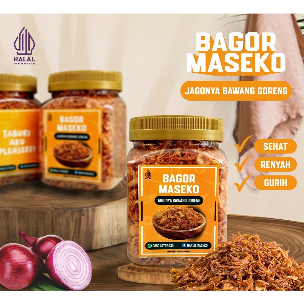 

bawang goreng kriuk tanpa kulit 100gr premium / bawang goreng gurih / bagor