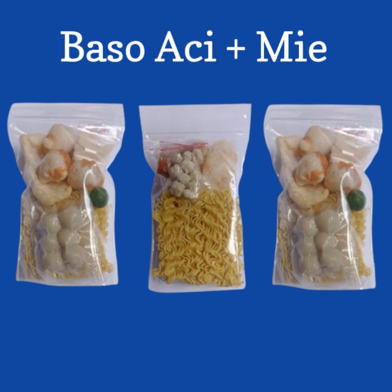 

baso aci + mie super kenyang 3 pcs murah enak