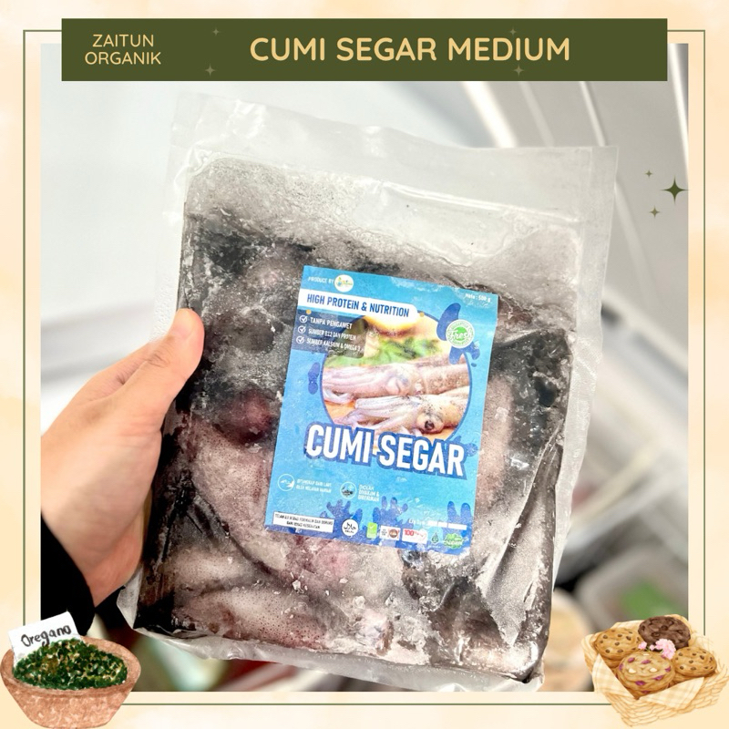 

Cumi Segar | Medium | 500gr | Pure Organik