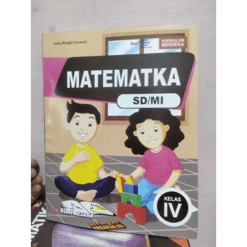 buku matematika kelas 4/IV sd mi bumi aksara kurikulum merdeka