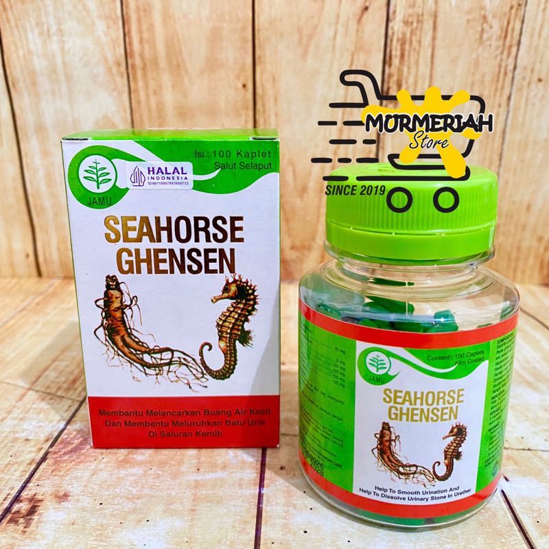 SEAHORSE GHENSEN IKONG isi 100 kaplet / Obat Sehat Ginjal