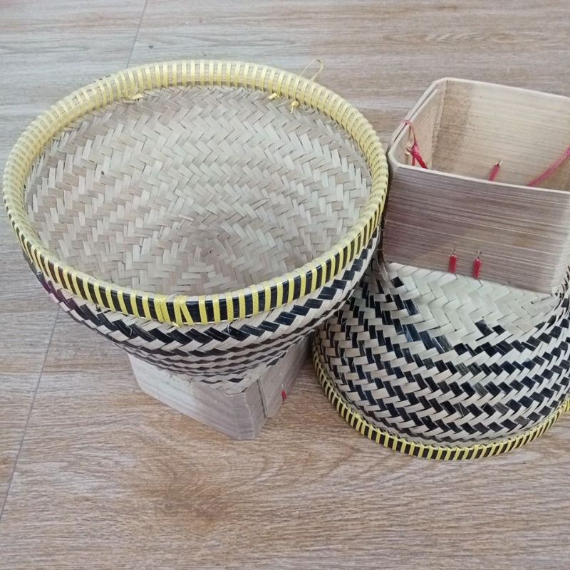 Bakul Nasi Anyaman bambu/Boboko nasi kecil