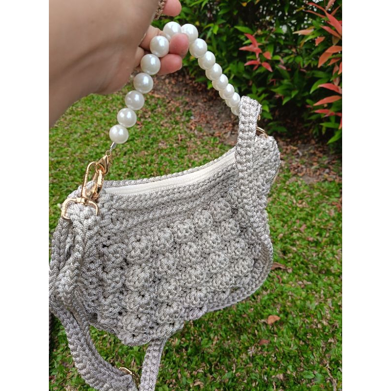 tas rajut tas pesta tas cantik