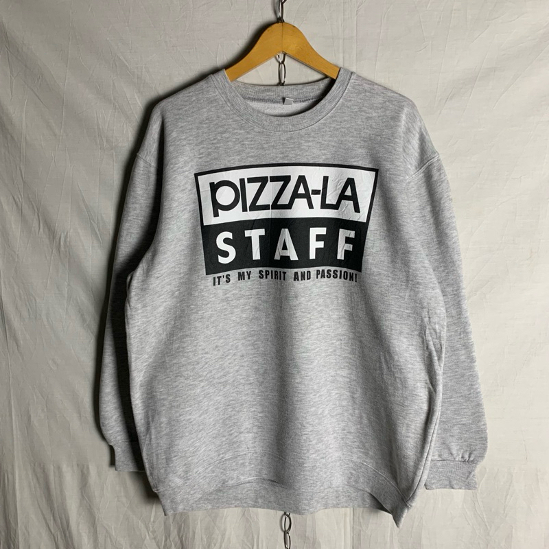 vintage 90s pizza la staff sweatshirt crewneck