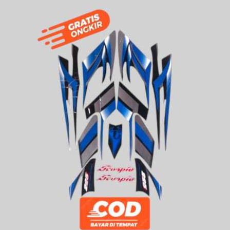 Striping Lis Body Motor Scorpio 2004 Tangki Kotak