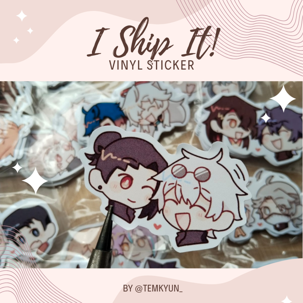 

NEW I Ship It! Series Vinyl Sticker by temkyun_