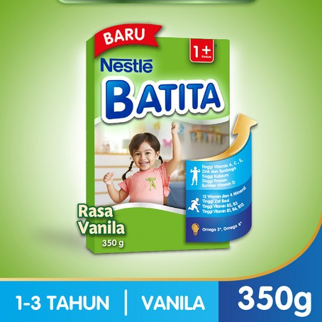 

NESTLE BATITA 1+ 350 GRAM SUSU PERTUMBUHAN 1-3 TAHUN