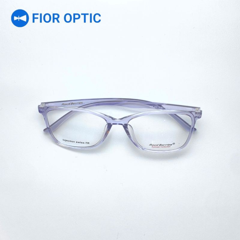 Fior Optic - Kacamata Rock Berries 859 Laki-laki Perempuan (Bisa ganti Lensa Anti Radiasi / Anti UV 