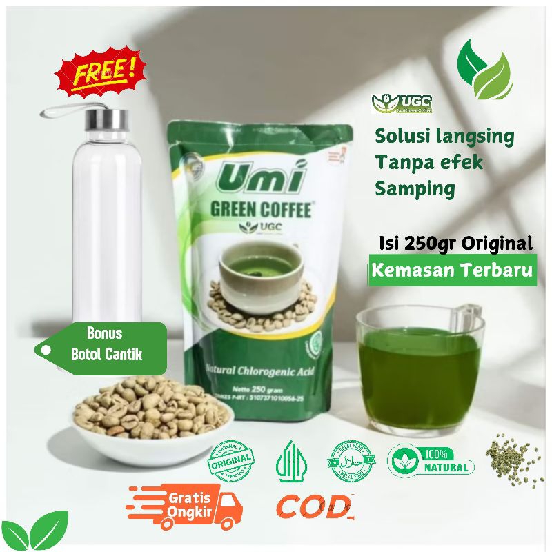 

Umi green coffee / UGC pelangsing herbal kopi hijau