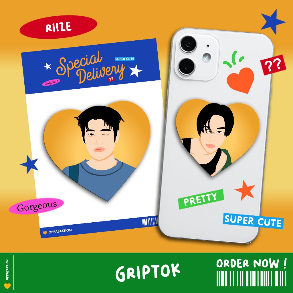 GRIPTOK / POPSOCKET RIIZE | WONBIN, SOHEE, ANTON, SHOTARO, SUNGCHAN, EUNSEOK, SEUNGHAN