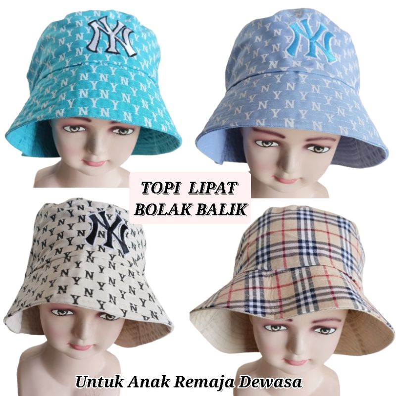TOPI LIPAT BOLAK BALIK | TOPI BUNDAR | TOPI ANAK TOPI REMAJA | TOPI BUNDAR | TOPI FASHION | TOPI PAN