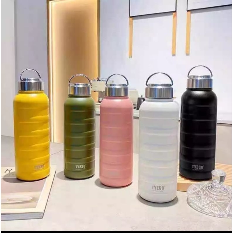 

Lezatoz_Genz Et Tyeso Tumbler Caterpillar 1000Ml Botol Minum Ts-8816 Portable Vacuum Insulated
