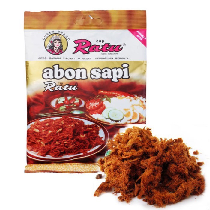 

Abon Cap Ratu abon sapi asli 1 bungkus 90gr