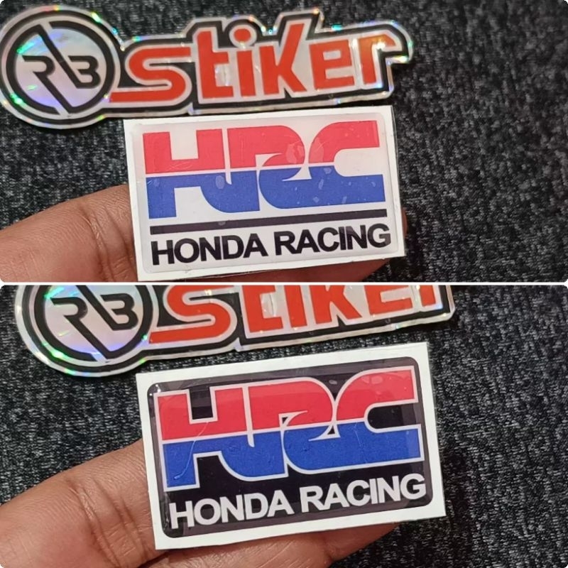 Emblem HRC tutup sensor vario timbul lentur