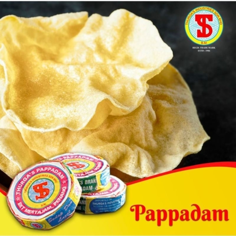 

Alagappas papadam / Apalam / Kerupuk India