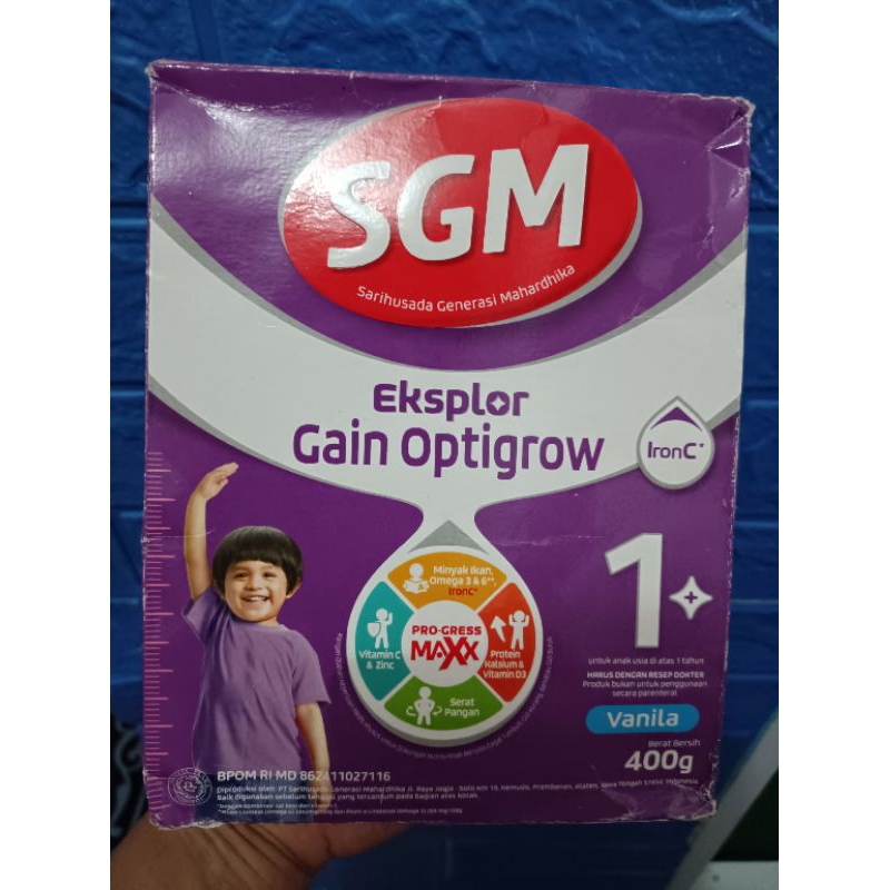 SGM ANANDA GAIN OPTIGROW 1+ 400gram