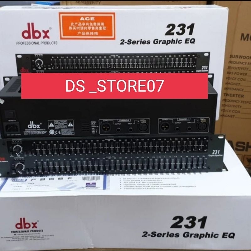 EQUALIZER dbx 231 (2-Series Graphic EQ) Original