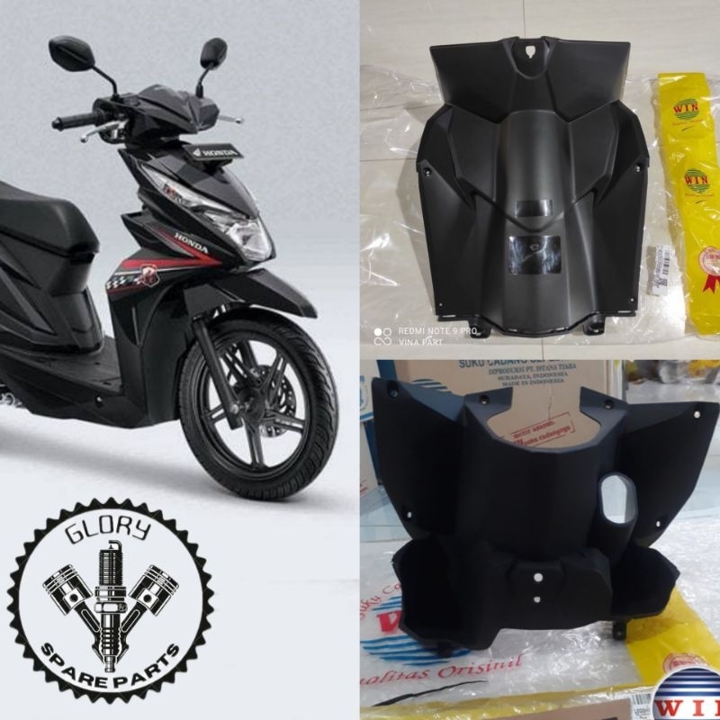 paketan body kasar beat Deluxe legshiel atas &bawah Honda beat Deluxe tahun 2020-2022