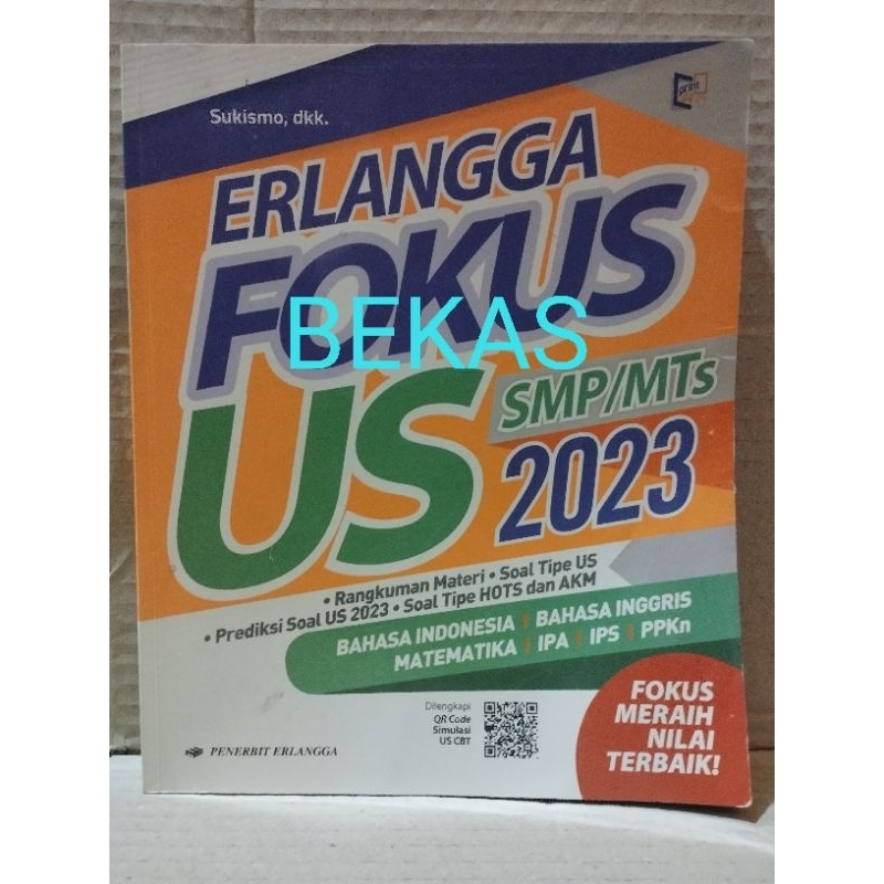 Erlangga Fokus US SMP MTs 2023