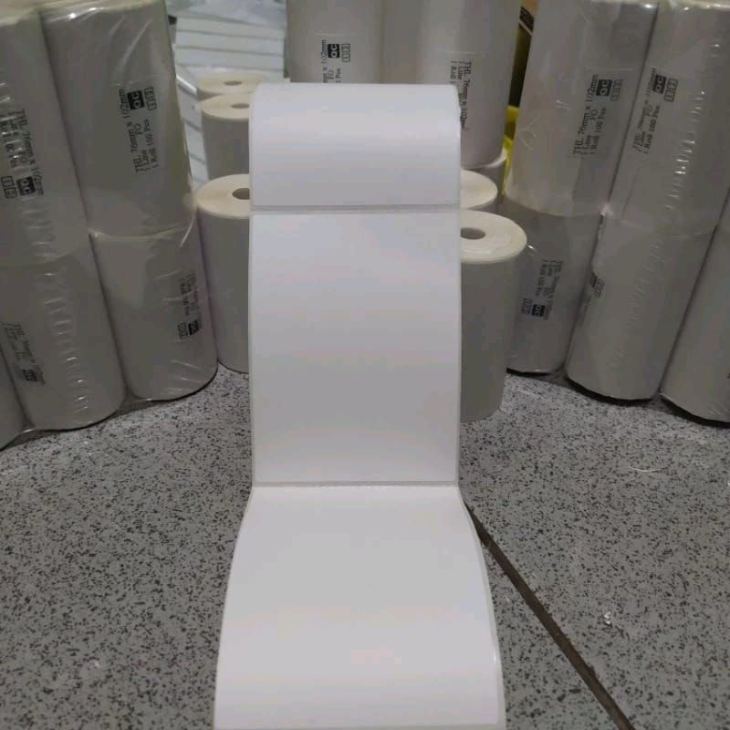 

Label Stiker Thermal 80 x 100mm isi 100pcs/Sticker Resi Thermal 78 x 100mm/Printer Bluetooth Thermal 80mm