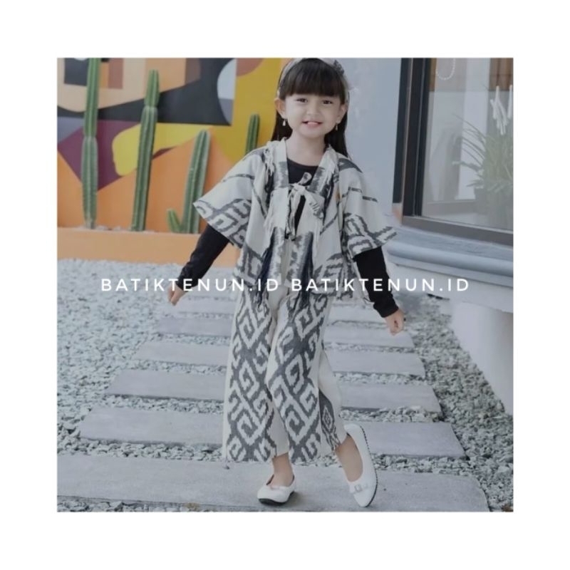 SETELAN BAJU ANAK PEREMPUAN BAJU TENUN ANAK
