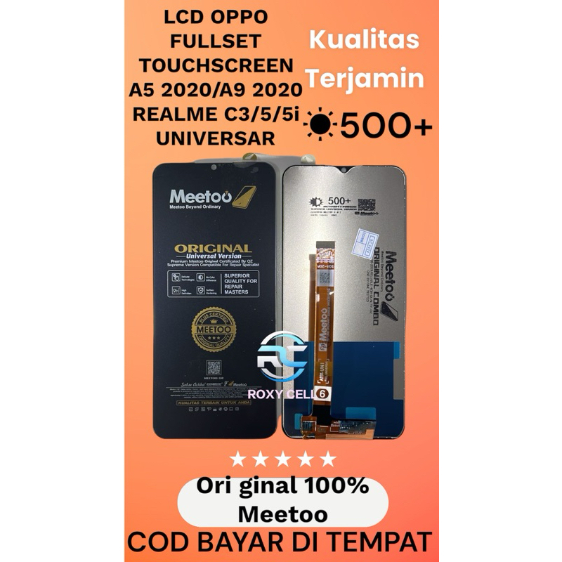 LCD OPPO A5 2020 MEETOO BLACK+T/S/REALME C3/OPPO A31 2020/OPPO A9 2020/REALME 5/REALME 5I ORIGINAL M