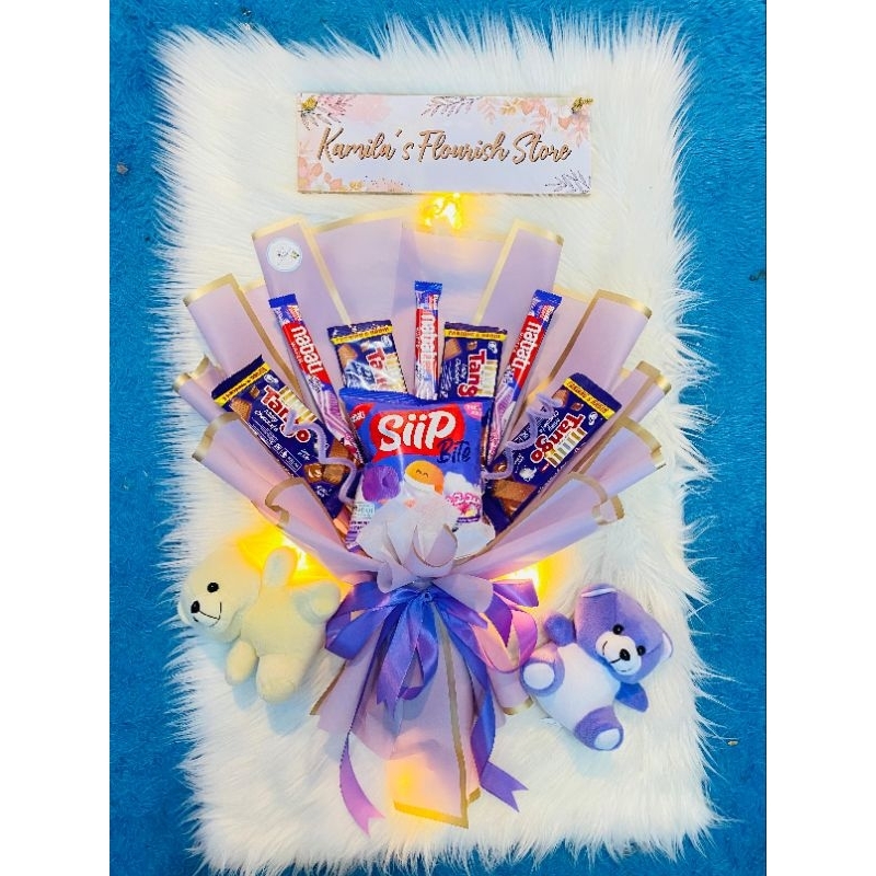 

SNACK BOUQUET (PURPLE THEME)