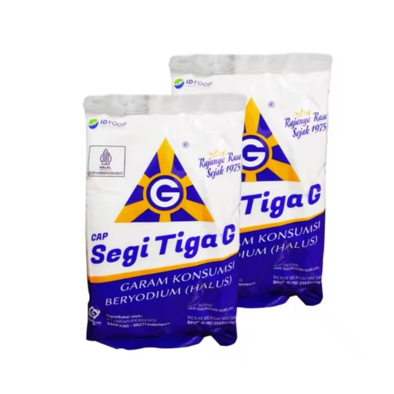 

Garam Segitiga G 250 gram 40 pcs