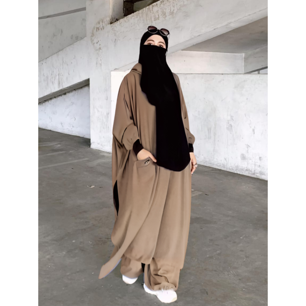 WADHA SPORTY STYLE/TUNIK/UMROH/One Set Tunik Melay
