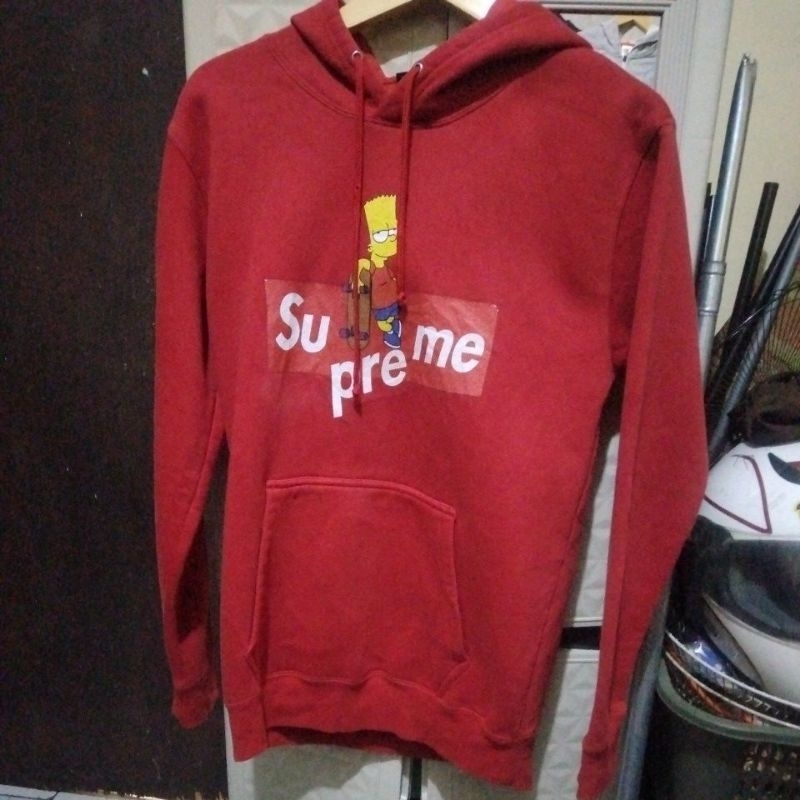 Hoodie Supreme Bart Simpson