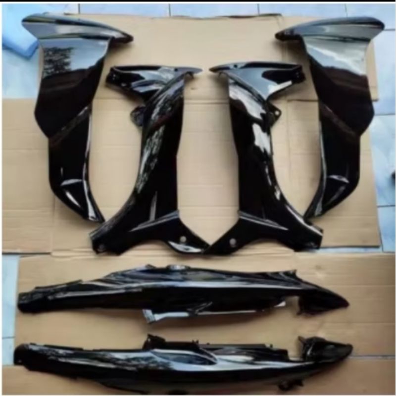 cover body fullset halus Jupiter z lama burhan hitam polos