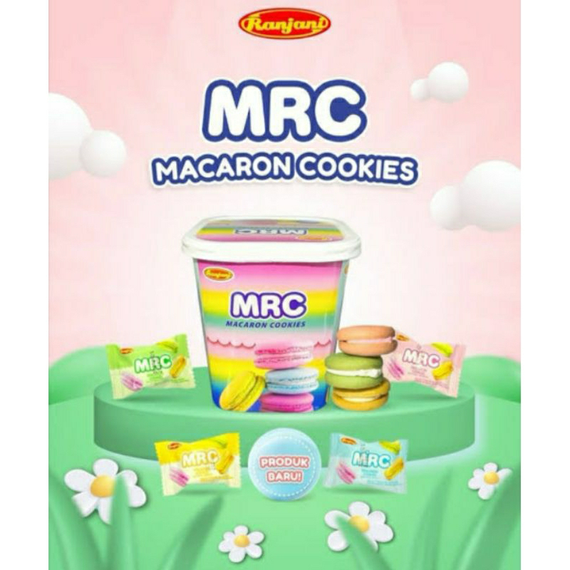 

Ranjani MRC Macaron Cookies Kue Macarons Rainbow 92 Gram