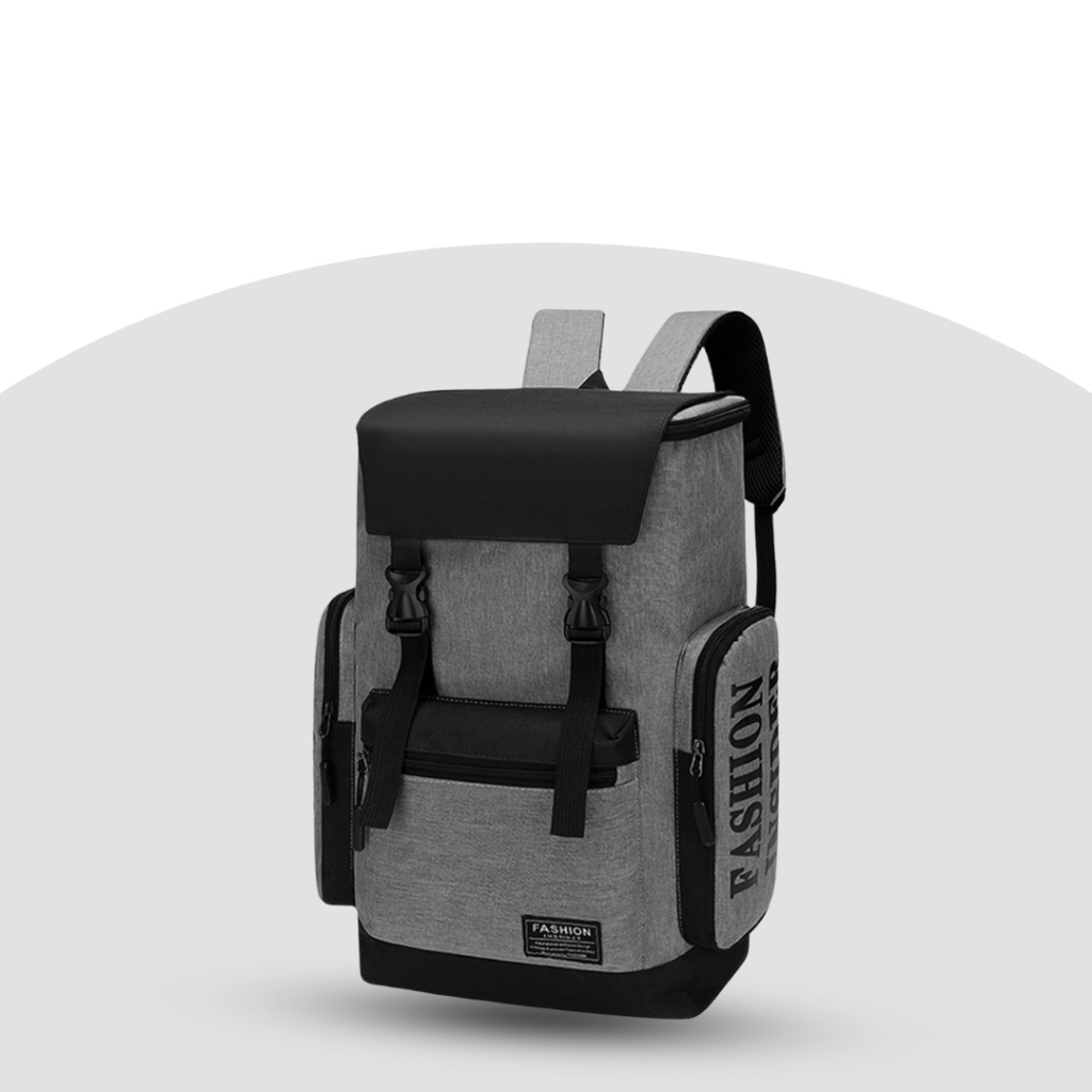 Tas Ransel Unisex Casual / Tas Ransel Bahan Dolby Polyester / Back Pack Tas Laptop Terbaru Kekinian 