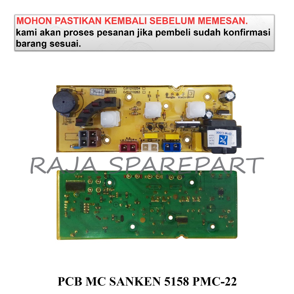 PMC-22 PCB SANKEN / MODUL MESIN CUCI / PCB MESIN CUCI SANKEN 5158 PMC-22