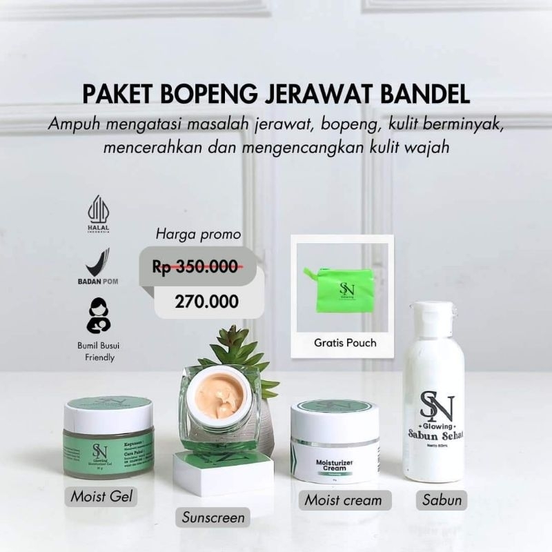 paket bopeng jerawat