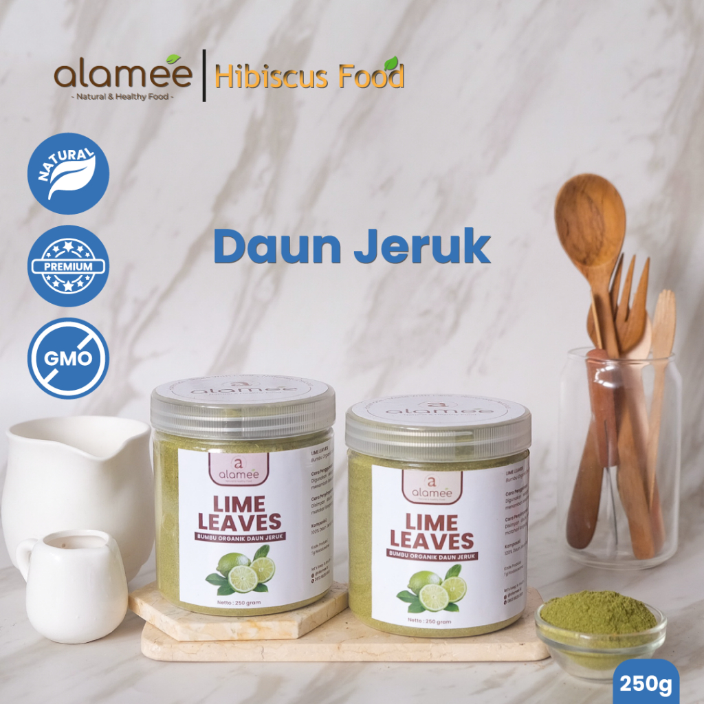 

ALAMEE Daun Jeruk Bubuk Lime Seasoning Powder Bumbu Dapur Masak Organik Masakan Instan Murni Asli