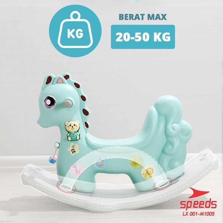MAINAN ANAK RIDE ON KUDA KUDAAN ROCKING HORSE M1005