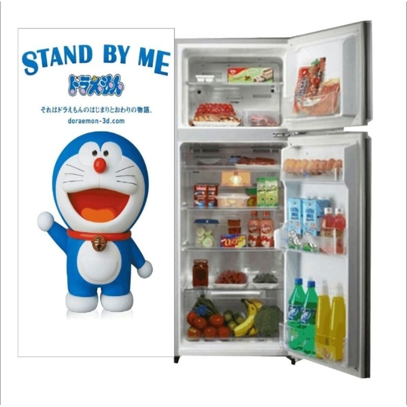 Stiker kulkas satu pintu terbaru COD/wallpaper kulkas satu pintu