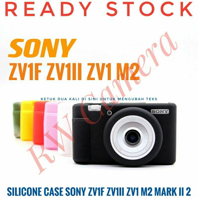 Silicone Case Sony ZV1F ZV1II Sarung Silikon Skin Karet ZV1 M2 Mark II 2 Pouch Armor Bag Tas Pelindu