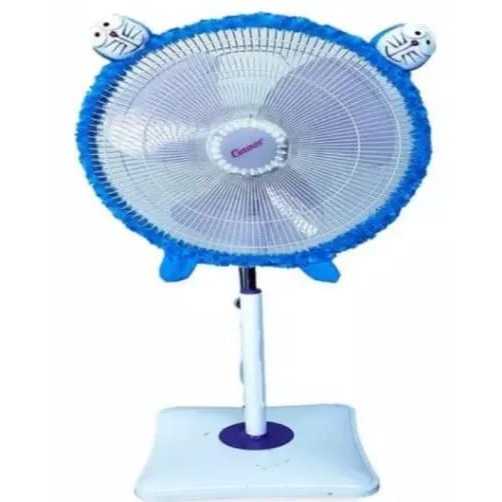 Sulthan Mulya Shop Bando Kipas Sarung Kipas Angin Bahan Bulu Warna Biru Dengan Boneka Karakter Dorae