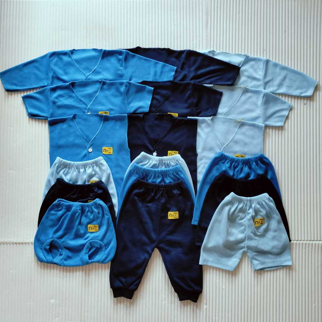 18 Pcs Baju Bayi Baru Lahir Celana Bayi Newborn Laki Laki Perempuan Pakaian Bayi Kado Lahiran