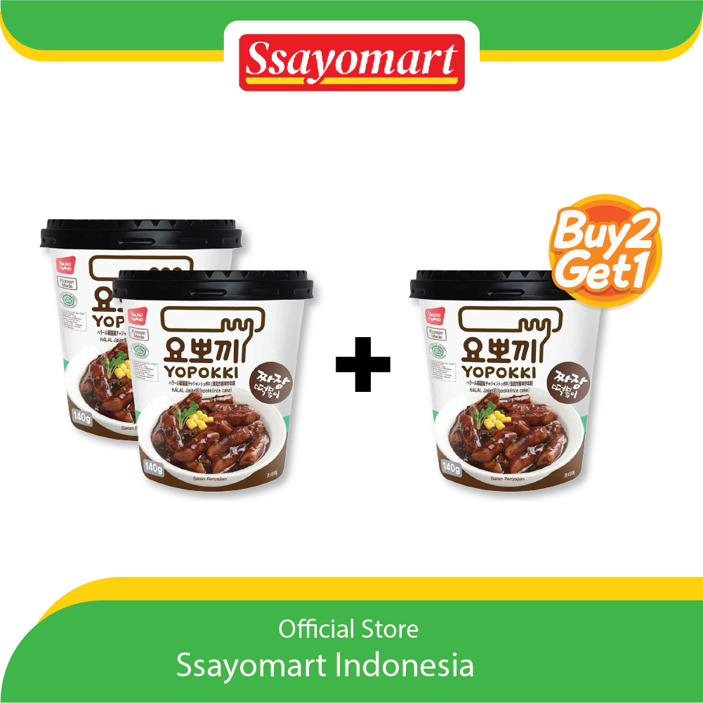 

(BUY 2 GET 1) YOPOKKI HALAL JJANG TOPOKKI 140gr