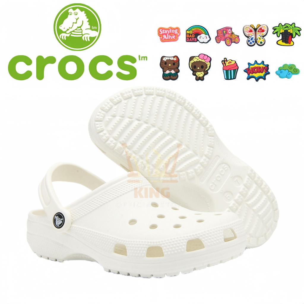 【COD】100% ORI Sandal Crocs Wanita CROCS Classic Crocs Mega Crush Clog/Crocs Sandal Pria/Sandal crocs