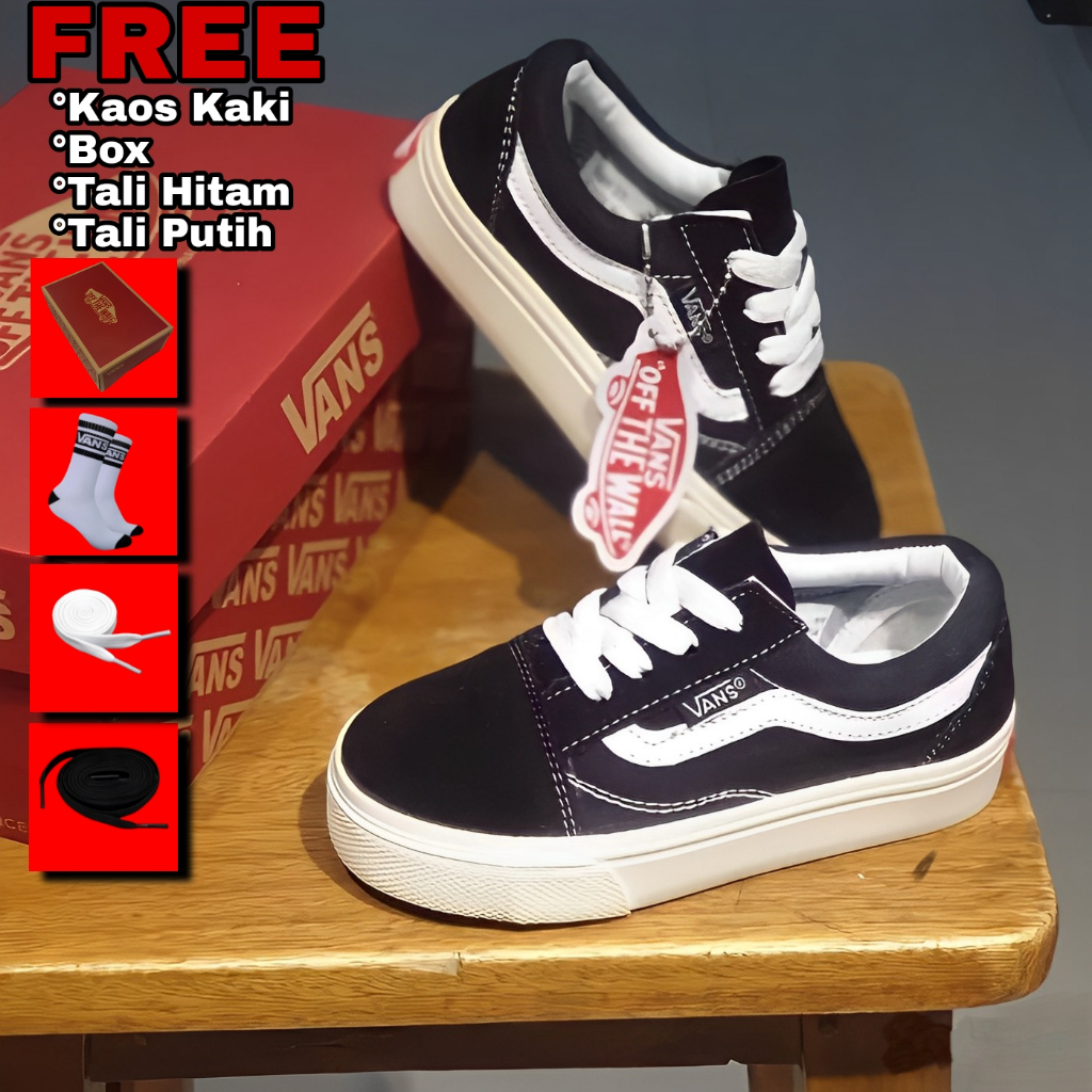 PROMO SEPATU ANAK VANS01 OLDSKOOL ANAK LAKI LAKI PEREMPUAN GRADE PREMIUM SEPATU ANAK SEKOLAH
