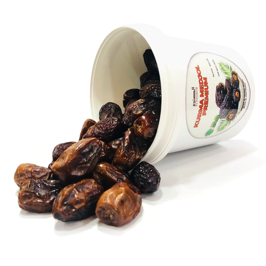 

Kurma Medjool Premium | Kemasan Ember Premium 850gr | Kurma Madinah Alelal