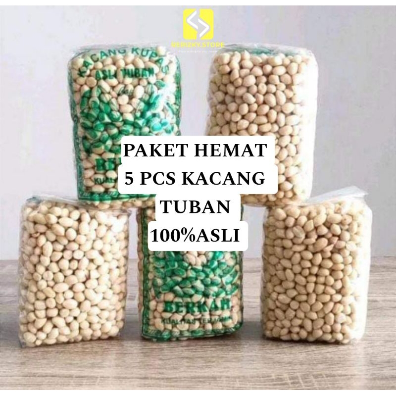 

PAKET HEMAT 5 BUNGKUS - KACANG TUBAN 100% ASLI 350grm